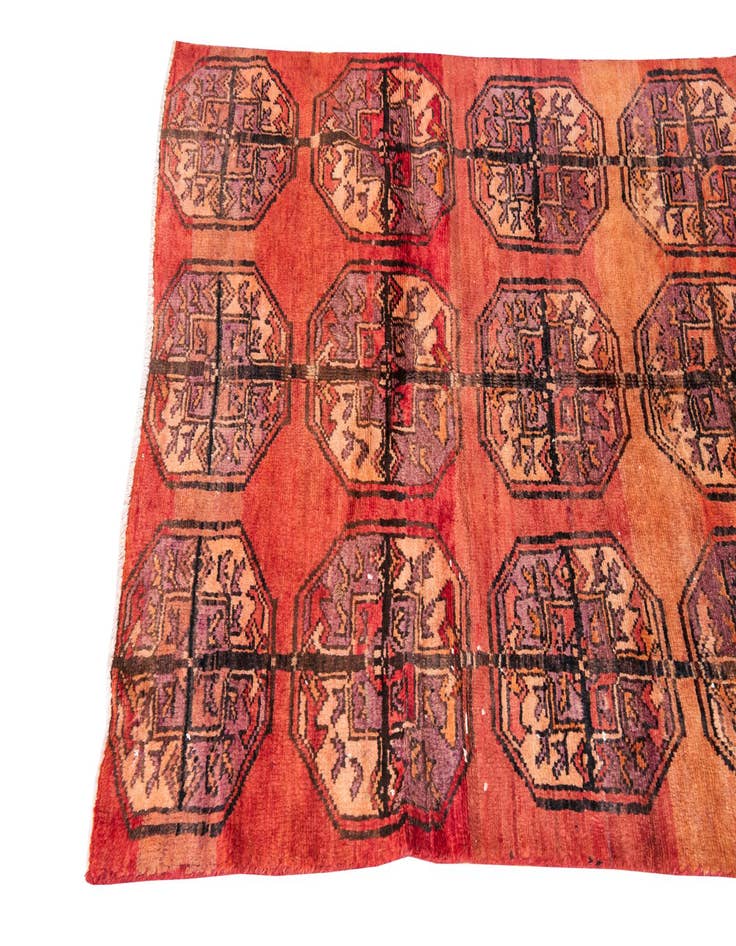 Detail image of  3' 3 x 7' 5  Hand Knotted Ultra Vintage Persian Wool Runner Rug