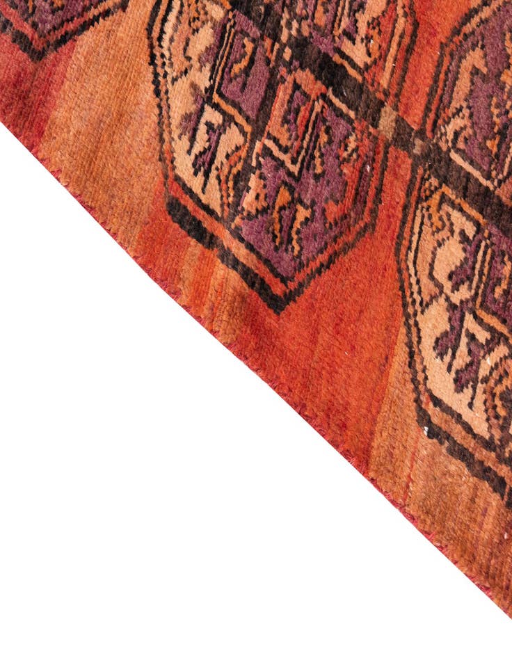 Detail image of  3' 3 x 7' 5  Hand Knotted Ultra Vintage Persian Wool Runner Rug