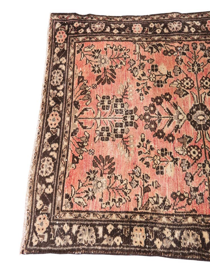 Detail image of  3' 3 x 10'  Hand Knotted Ultra Vintage Persian Wool Runner Rug