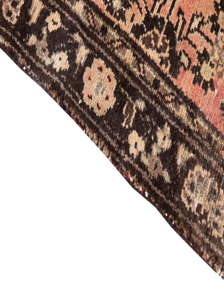 Detail image of  3' 3 x 10'  Hand Knotted Ultra Vintage Persian Wool Runner Rug