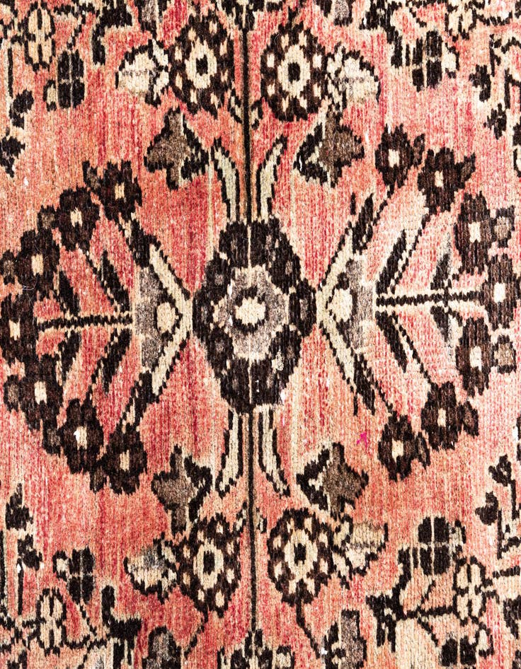 Detail image of  3' 3 x 10'  Hand Knotted Ultra Vintage Persian Wool Runner Rug