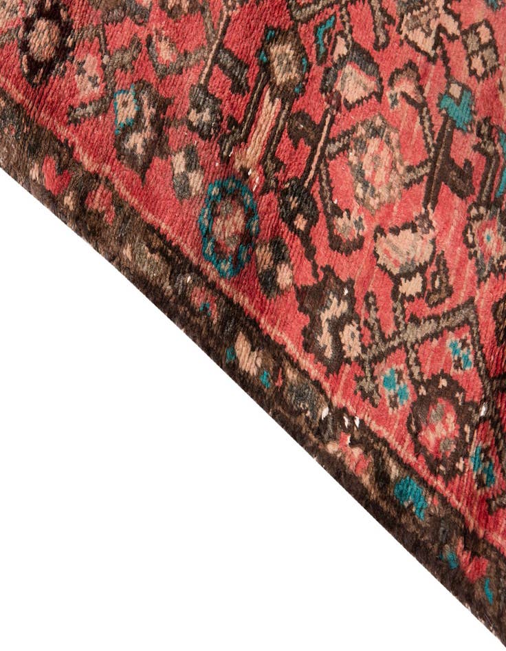 Detail image of  3' 2 x 9' 7  Hand Knotted Ultra Vintage Persian Wool Runner Rug