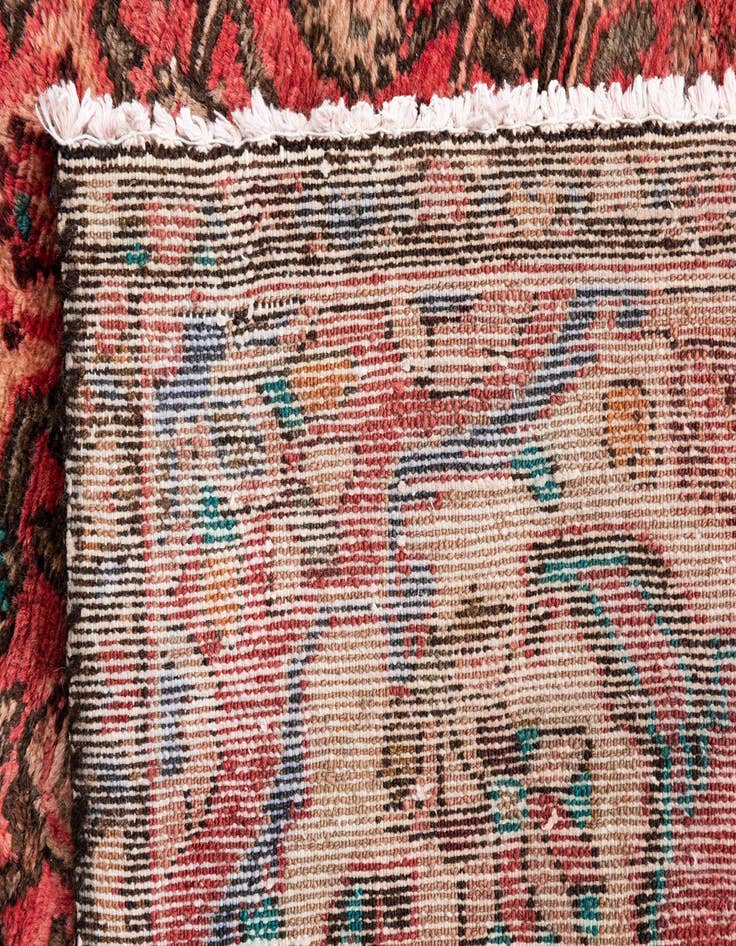 Detail image of  3' 2 x 9' 7  Hand Knotted Ultra Vintage Persian Wool Runner Rug