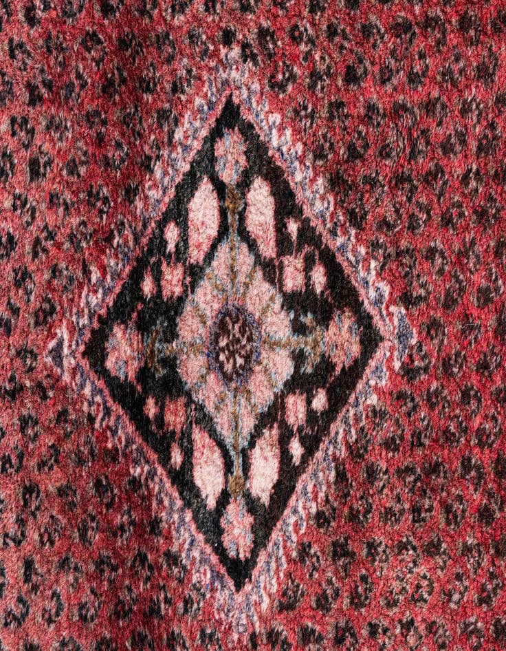 Detail image of  3' 5 x 9' 2  Hand Knotted Ultra Vintage Persian Wool Runner Rug