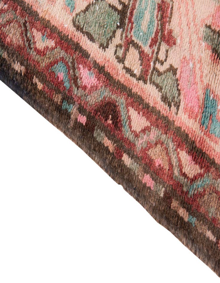 Detail image of  3' 9 x 10' 6  Hand Knotted Ultra Vintage Persian Wool Runner Rug