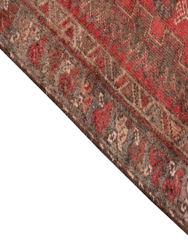 Detail image of  3' 4 x 6' 4  Hand Knotted Ultra Vintage Persian Wool Runner Rug