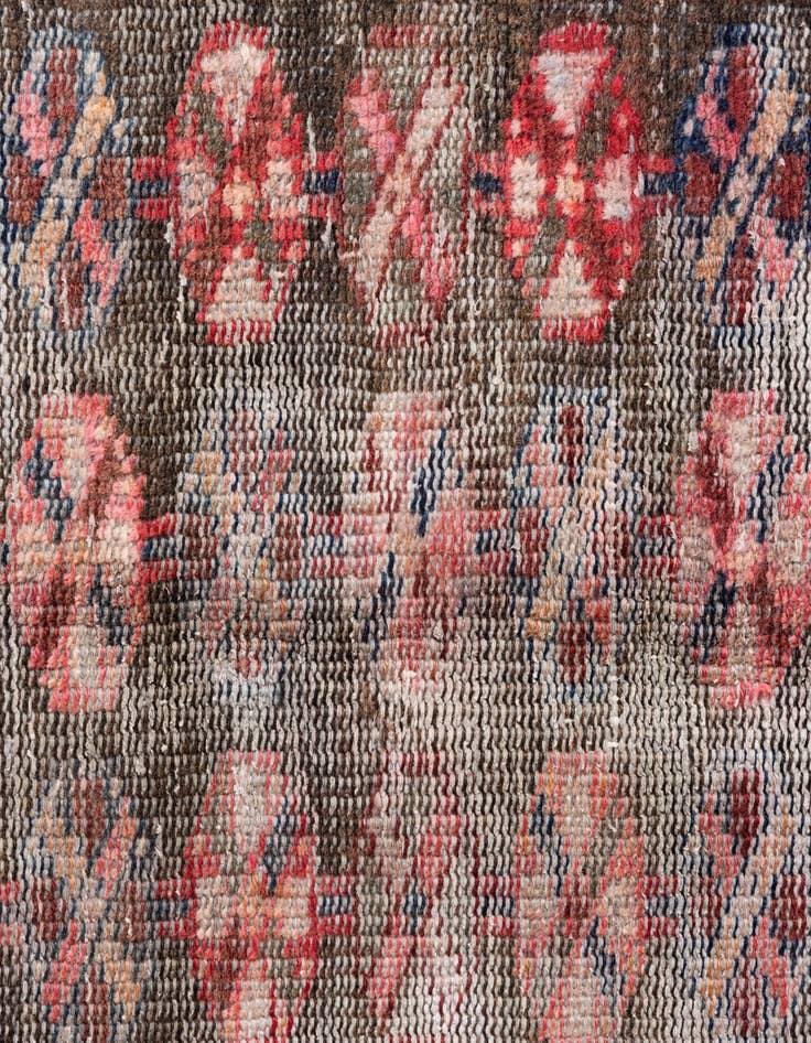 Detail image of  4' 3 x 7' 7  Hand Knotted Ultra Vintage Persian Wool Runner Rug