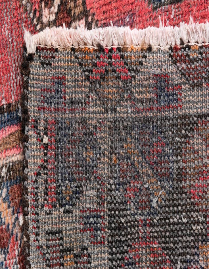 Detail image of  4' 3 x 7' 7  Hand Knotted Ultra Vintage Persian Wool Runner Rug