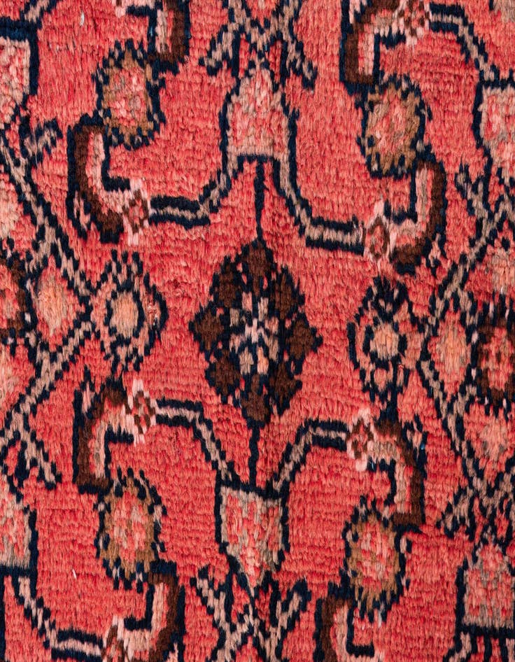 Detail image of  4' 1 x 8' 9  Hand Knotted Ultra Vintage Persian Wool Runner Rug