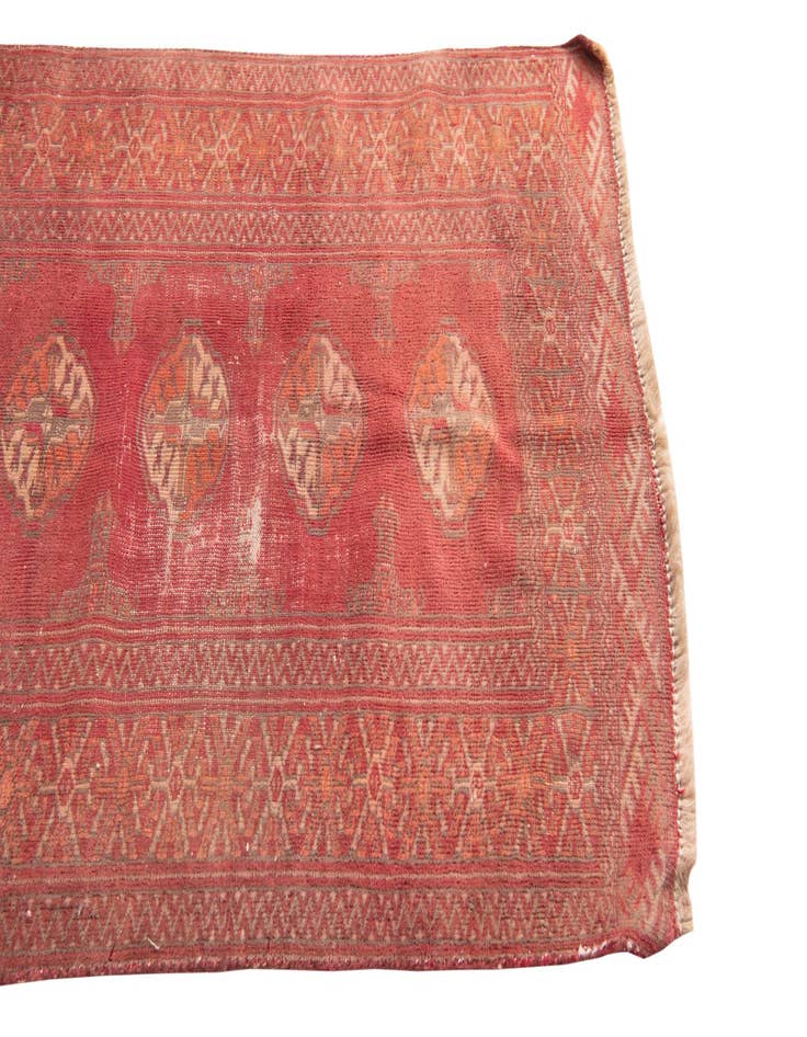 Detail image of  2' 10 x 7' 3  Hand Knotted Ultra Vintage Persian Wool Runner Rug