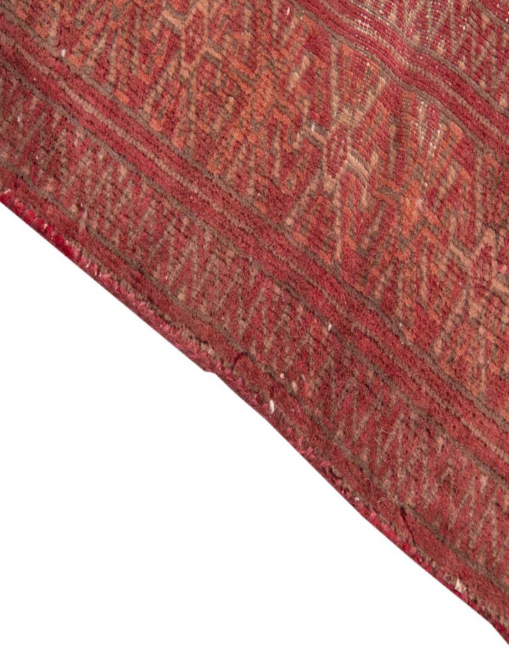 Detail image of  2' 10 x 7' 3  Hand Knotted Ultra Vintage Persian Wool Runner Rug