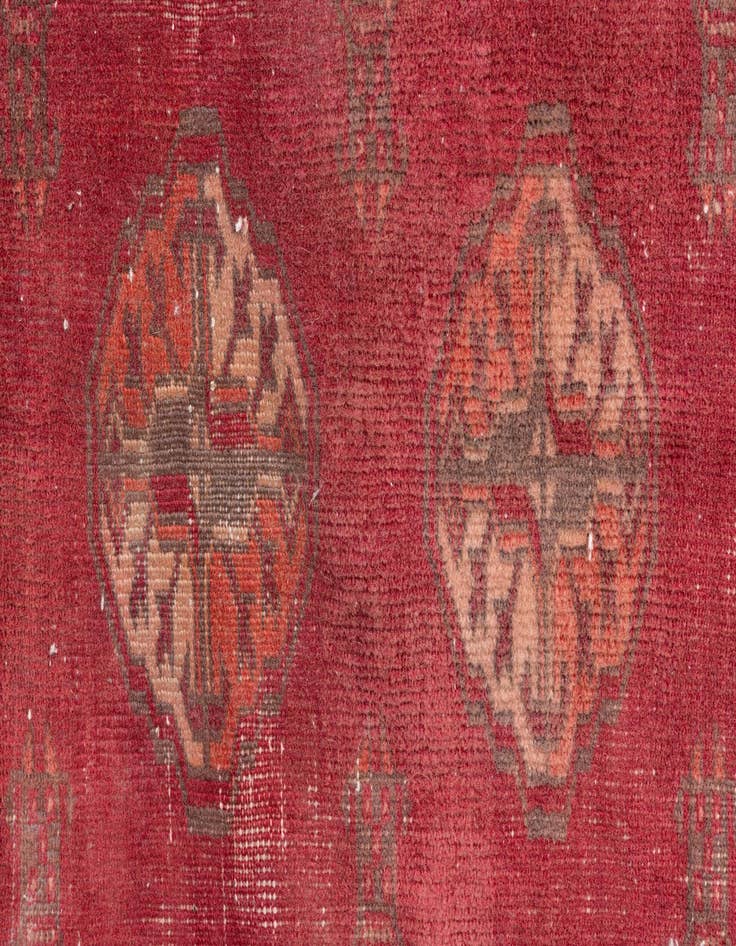 Detail image of  2' 10 x 7' 3  Hand Knotted Ultra Vintage Persian Wool Runner Rug