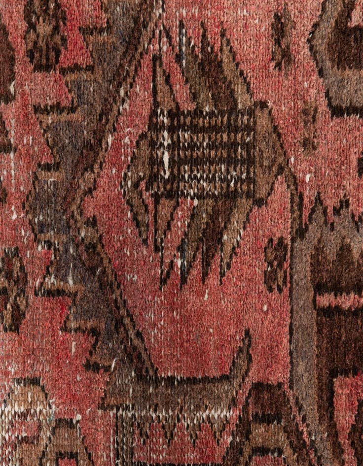 Detail image of  3' 6 x 7' 6  Hand Knotted Ultra Vintage Persian Wool Runner Rug
