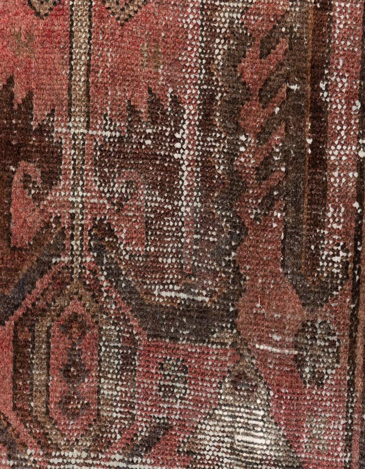 Detail image of  3' 6 x 7' 6  Hand Knotted Ultra Vintage Persian Wool Runner Rug