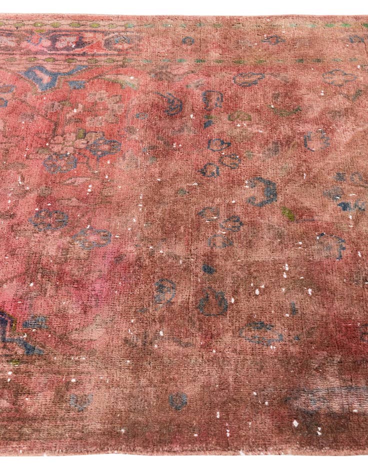Detail image of  3' 5 x 7' 7  Hand Knotted Ultra Vintage Persian Wool Runner Rug
