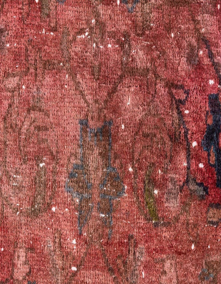 Detail image of  3' 5 x 7' 7  Hand Knotted Ultra Vintage Persian Wool Runner Rug