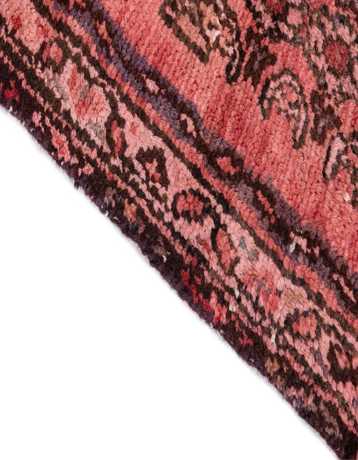 Detail image of  3' 8 x 10'  Hand Knotted Ultra Vintage Persian Wool Runner Rug