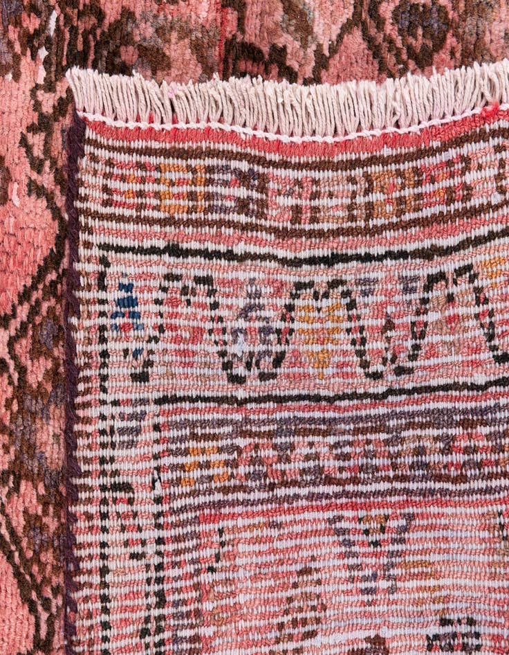 Detail image of  3' 8 x 10'  Hand Knotted Ultra Vintage Persian Wool Runner Rug