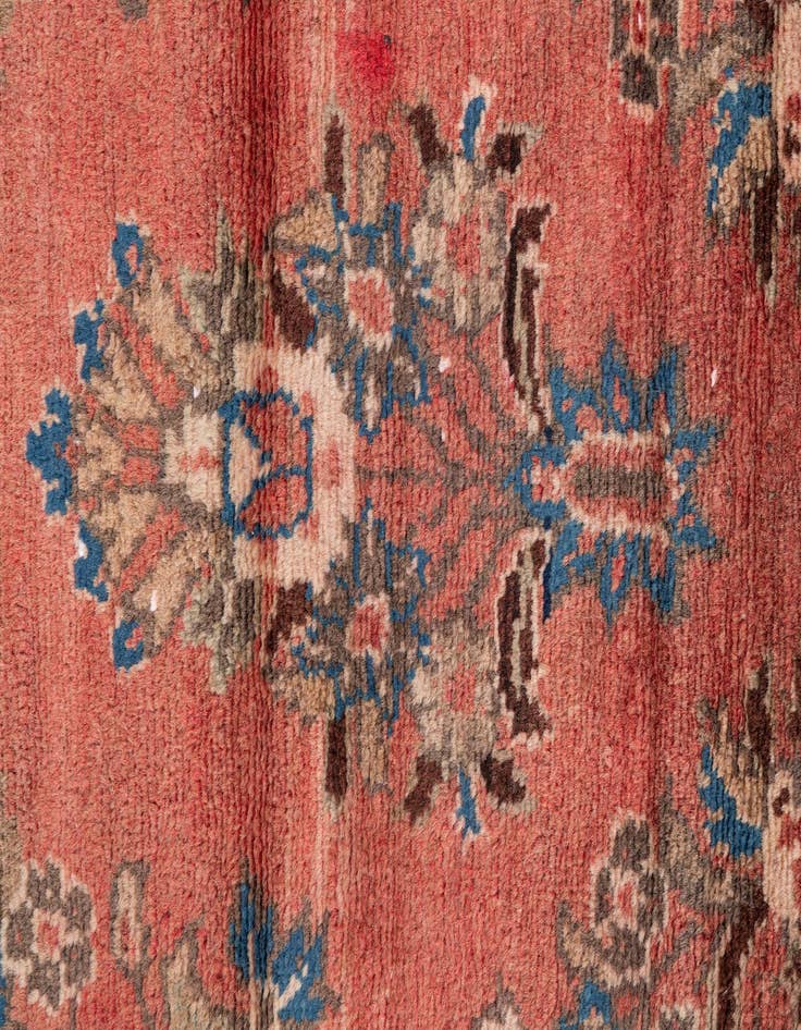 Detail image of  2' 3 x 4' 9  Hand Knotted Ultra Vintage Persian Wool Runner Rug