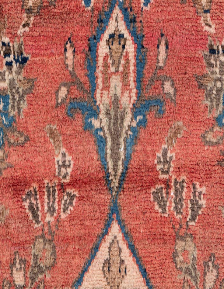 Detail image of  2' 3 x 4' 9  Hand Knotted Ultra Vintage Persian Wool Runner Rug
