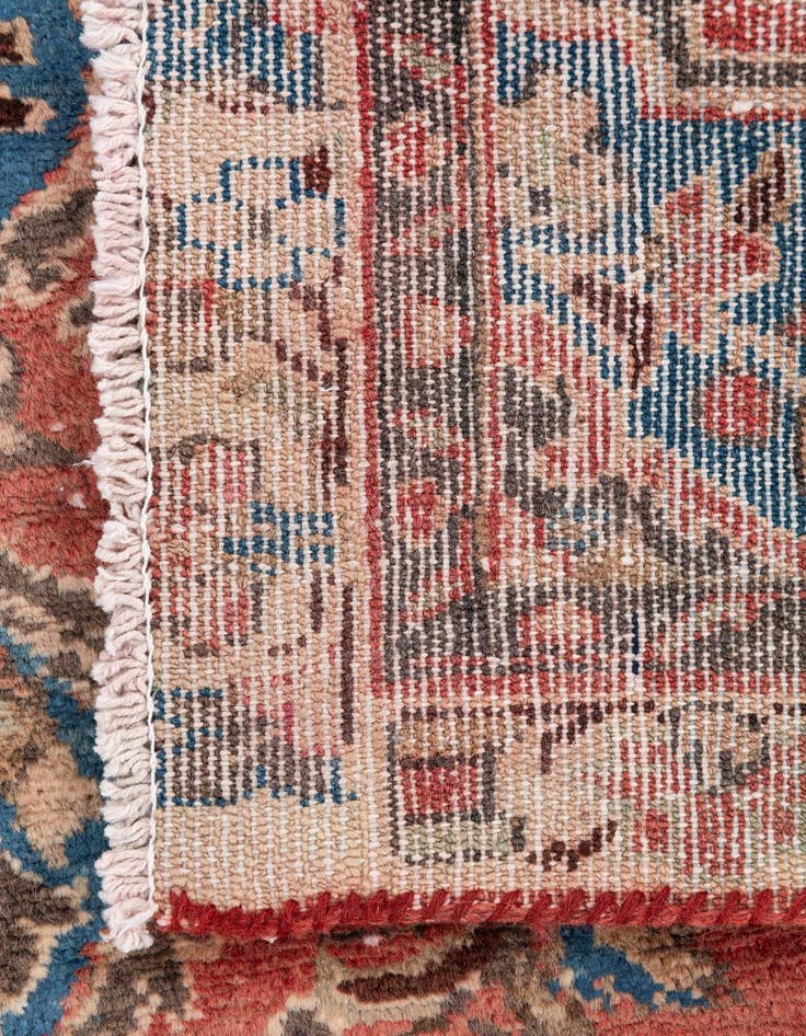 Detail image of  2' 3 x 4' 9  Hand Knotted Ultra Vintage Persian Wool Runner Rug