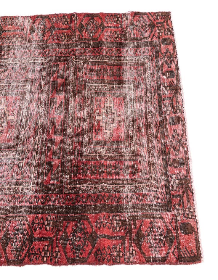 Detail image of  3' x 6' 4  Hand Knotted Ultra Vintage Persian Wool Runner Rug