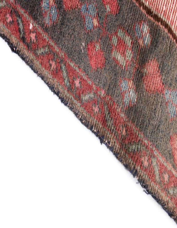 Detail image of  3' 5 x 9' 1  Hand Knotted Ultra Vintage Persian Wool Runner Rug