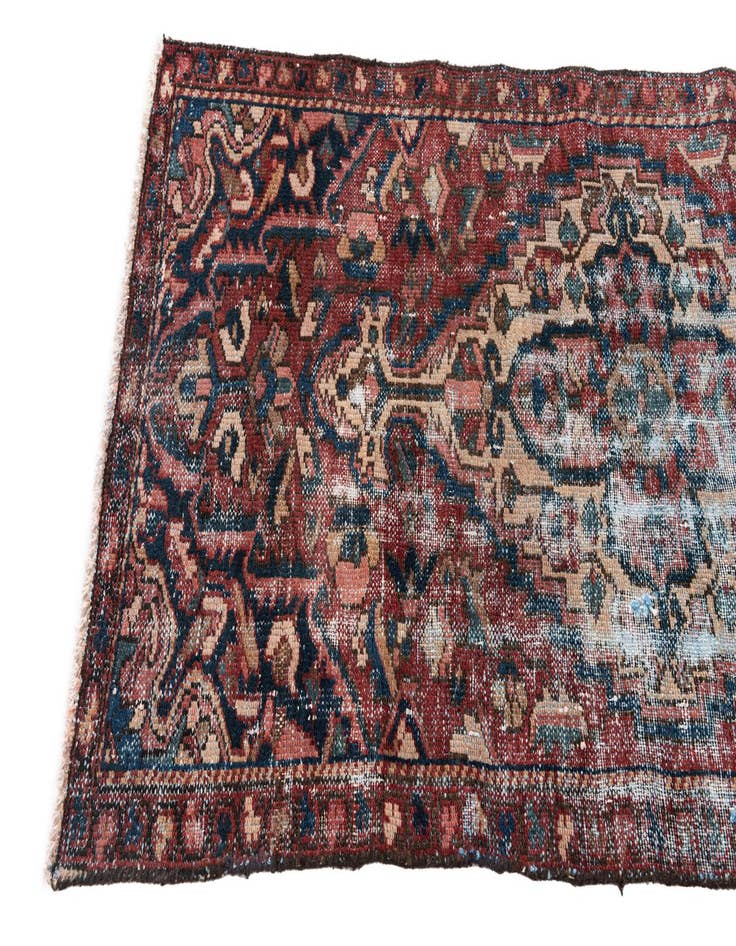 Detail image of  3' x 6'  Hand Knotted Ultra Vintage Persian Wool Runner Rug