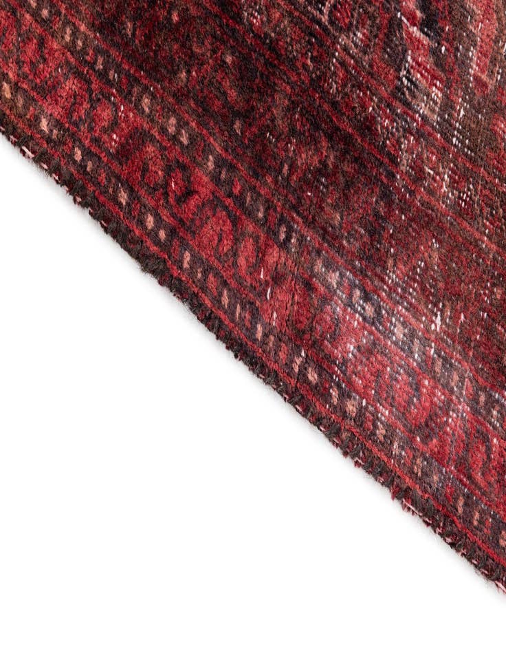 Detail image of  2' 7 x 5' 3  Hand Knotted Ultra Vintage Persian Wool Runner Rug