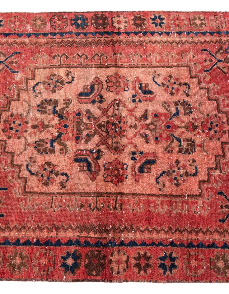 Detail image of  3' x 6' 4  Hand Knotted Ultra Vintage Persian Wool Runner Rug