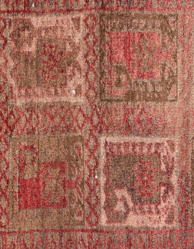 Detail image of  2' 2 x 4' 7  Hand Knotted Ultra Vintage Persian Wool Runner Rug