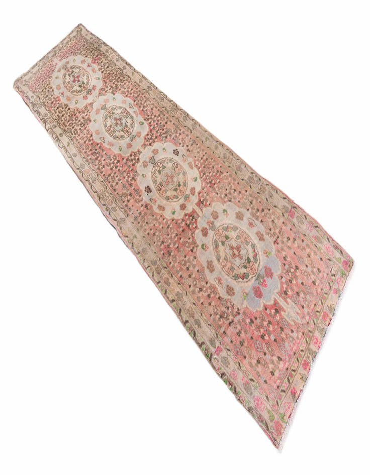 Detail image of  2' 1 x 7' 1  Hand Knotted Ultra Vintage Persian Wool Runner Rug