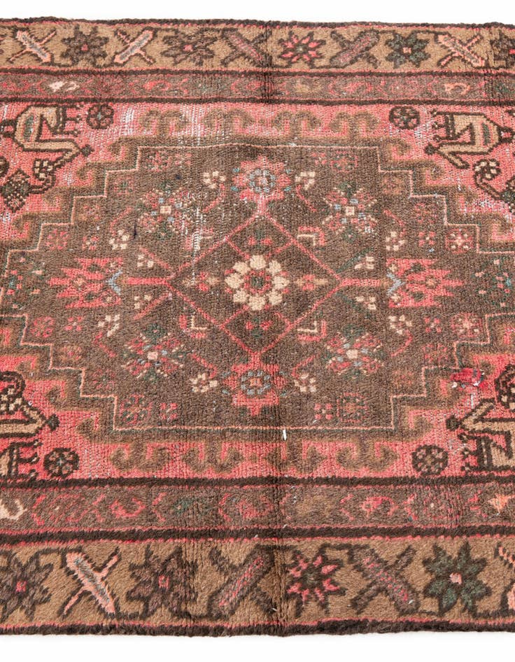 Detail image of  3' x 6' 2  Hand Knotted Ultra Vintage Persian Wool Runner Rug