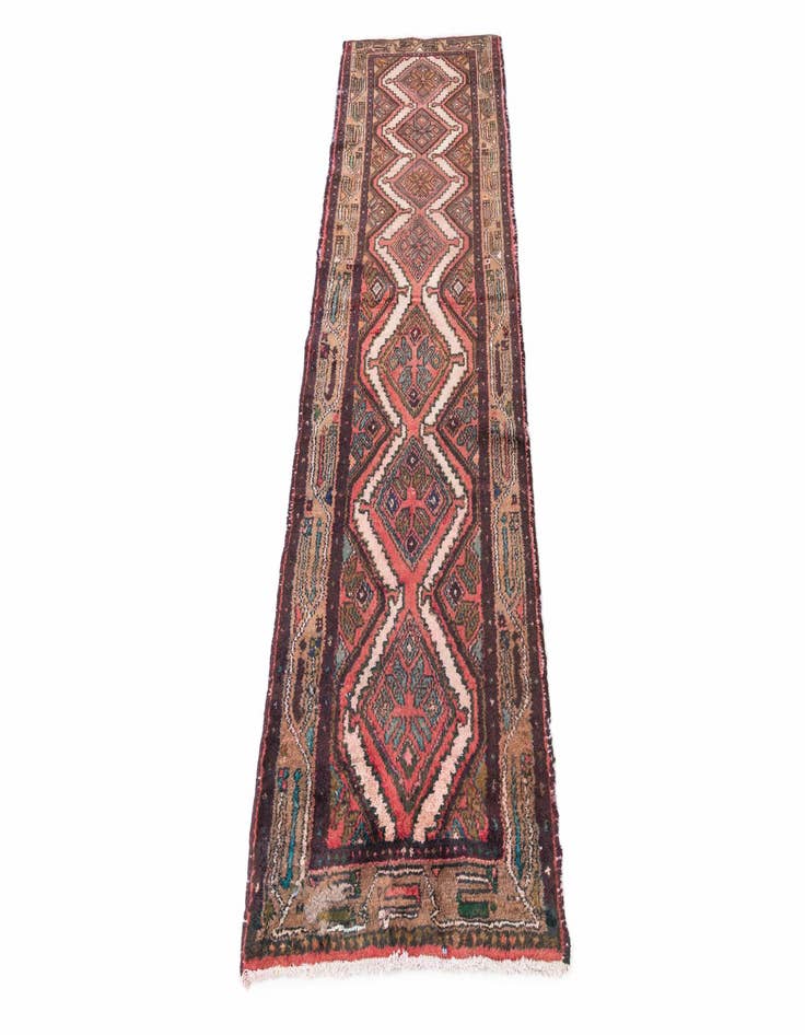 Detail image of  2' 7 x 8' 7  Hand Knotted Ultra Vintage Persian Wool Runner Rug