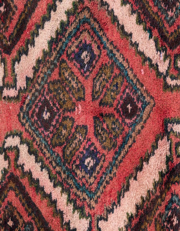 Detail image of  2' 7 x 8' 7  Hand Knotted Ultra Vintage Persian Wool Runner Rug