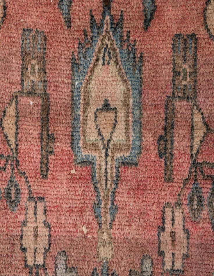 Detail image of  3' 7 x 8' 2  Hand Knotted Ultra Vintage Persian Wool Runner Rug