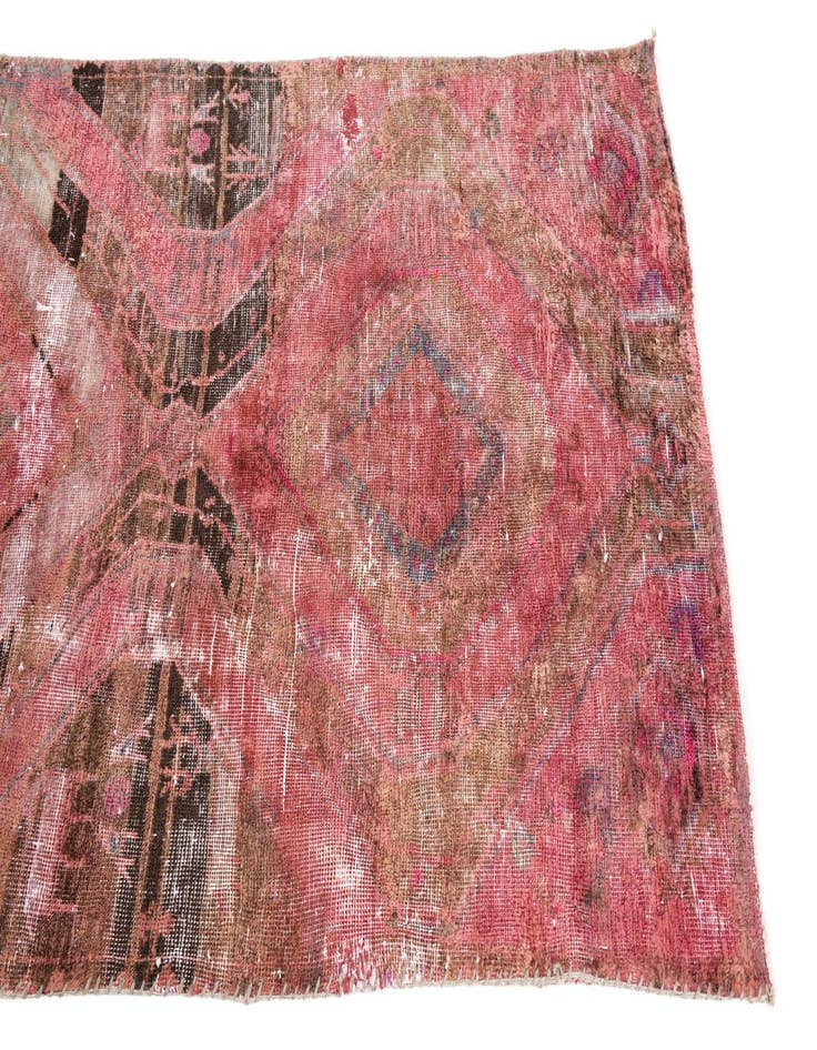 Detail image of  3' 1 x 8' 5  Hand Knotted Ultra Vintage Persian Wool Runner Rug