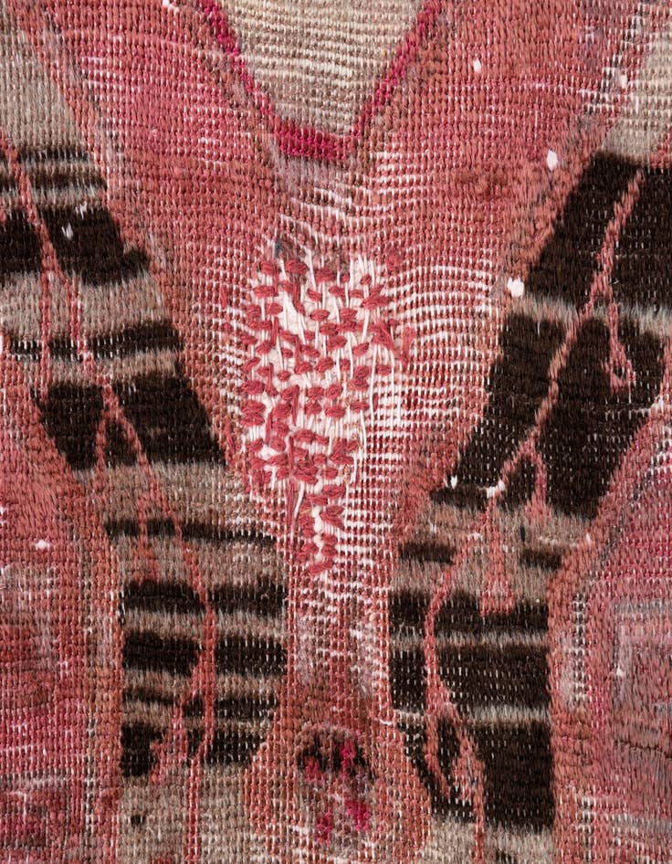 Detail image of  3' 1 x 8' 5  Hand Knotted Ultra Vintage Persian Wool Runner Rug