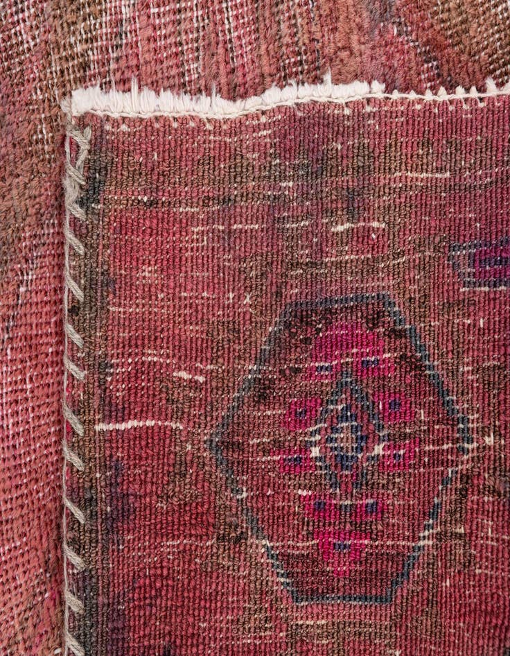 Detail image of  3' 1 x 8' 5  Hand Knotted Ultra Vintage Persian Wool Runner Rug