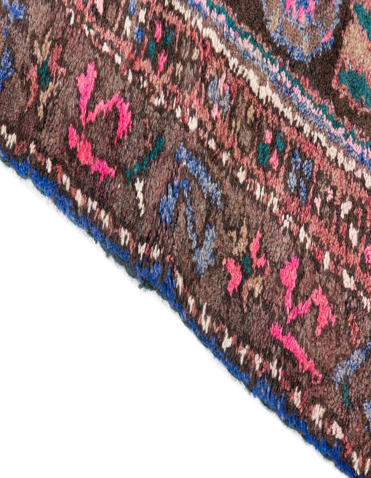 Detail image of  4' 1 x 9' 3  Hand Knotted Ultra Vintage Persian Wool Runner Rug