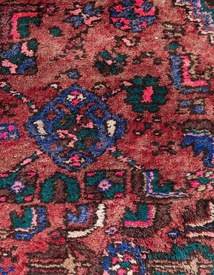 Detail image of  4' 1 x 9' 3  Hand Knotted Ultra Vintage Persian Wool Runner Rug