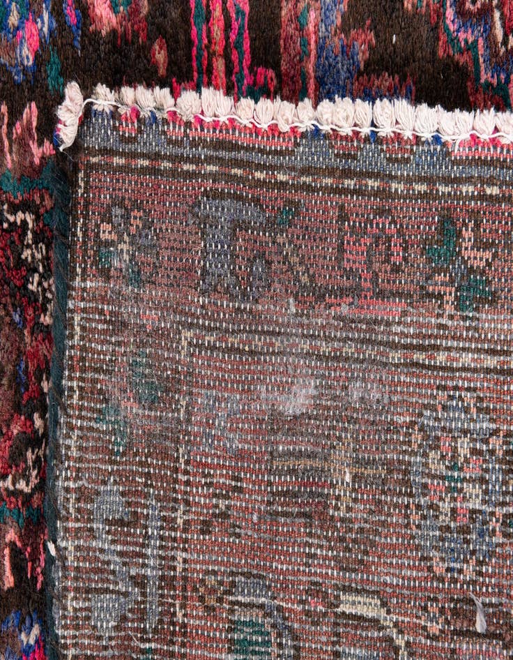 Detail image of  4' 1 x 9' 3  Hand Knotted Ultra Vintage Persian Wool Runner Rug