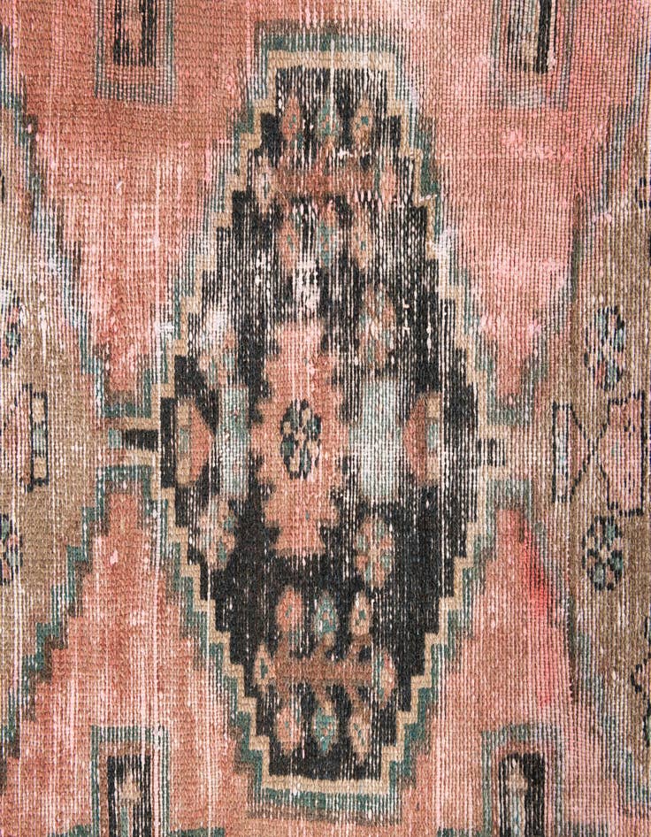 Detail image of  2' 9 x 8' 10  Hand Knotted Ultra Vintage Persian Wool Runner Rug