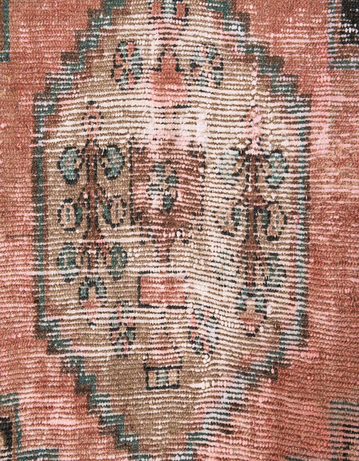 Detail image of  2' 9 x 8' 10  Hand Knotted Ultra Vintage Persian Wool Runner Rug