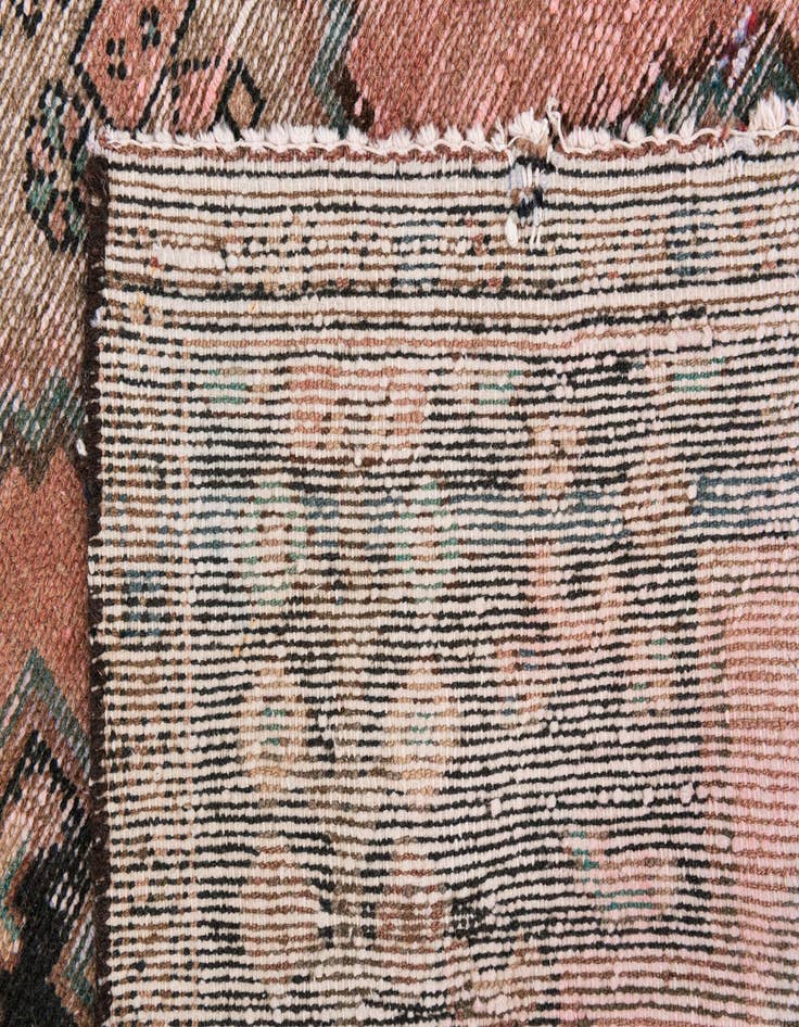 Detail image of  2' 9 x 8' 10  Hand Knotted Ultra Vintage Persian Wool Runner Rug