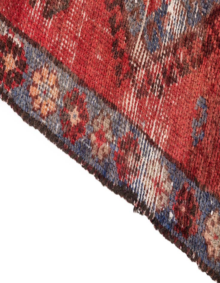 Detail image of  3' 3 x 6' 9  Hand Knotted Ultra Vintage Persian Wool Runner Rug