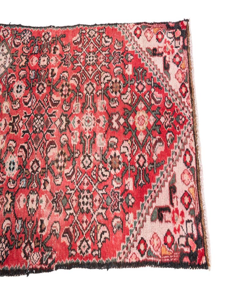 Detail image of  2' 4 x 9'  Hand Knotted Ultra Vintage Persian Wool Runner Rug