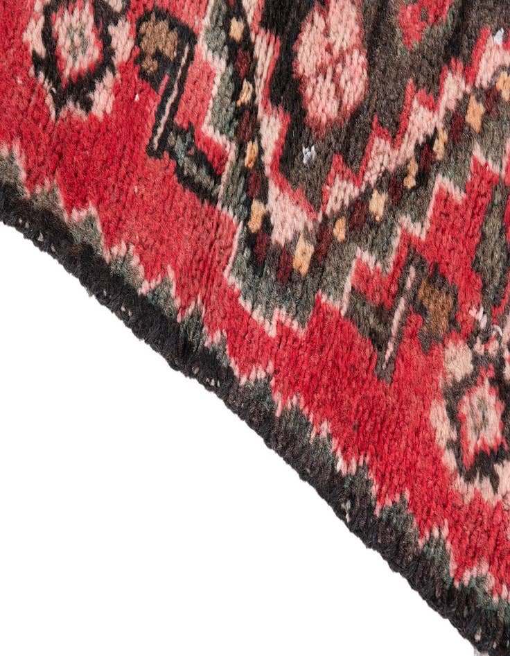 Detail image of  2' 4 x 9'  Hand Knotted Ultra Vintage Persian Wool Runner Rug