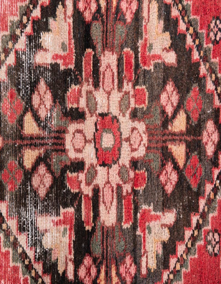 Detail image of  2' 4 x 9'  Hand Knotted Ultra Vintage Persian Wool Runner Rug