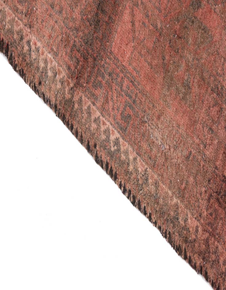 Detail image of  2' 8 x 6' 4  Hand Knotted Ultra Vintage Persian Wool Runner Rug